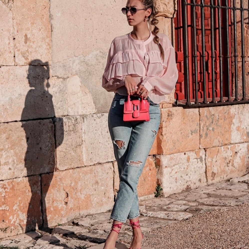 Zara Ruffled Romantic blouse - Picture 7 of 13